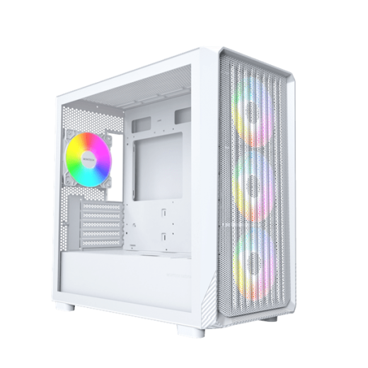 Корпус Montech X5M (W) Micro-ATX/Mini-ITX 1xUSB3.0 1xUSB2.0 1xType-C 1xAudio Белый