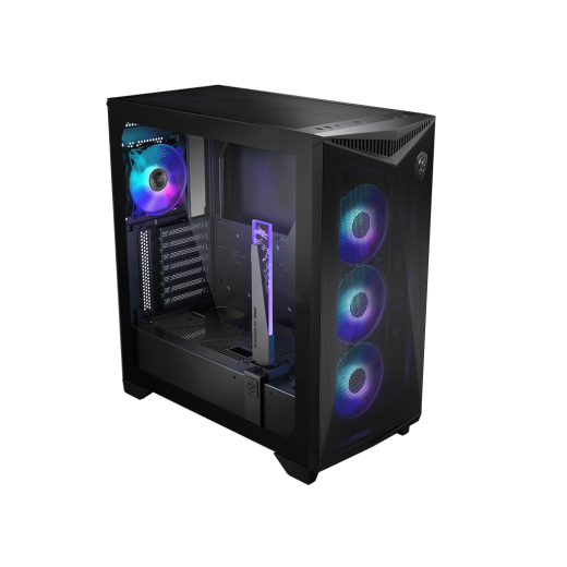 Компьютерный корпус MSI MPG GUNGNIR 300R AIRFLOW E-ATX/ATX/mATX/Mini-ITX, 3xUSB 3.2, ARGB Black