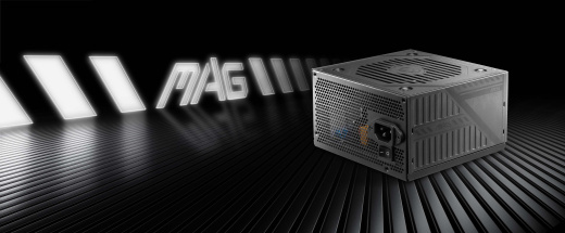 Блок питания MSI  600W, MAG A600DN, Non Modular, ATX, 80+, КПД >80%, Fan 120mm, Черный