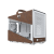 Корпус Montech Heritage PRO (W) Micro-ATX/Mini-ITX (Back-Connected MB) 2xUSB 1xType-C 1xAudio Белый