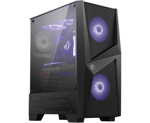 Компьютерный корпус MSI MAG FORGE 100M ATX/mATX/Mini-ITX 2x3.5", 3x2.5", 2xUSB 3.2 Gen1, Audio, Mic