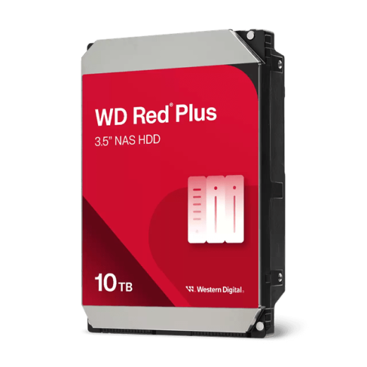 Жесткий диск для NAS систем HDD 10Tb Western Digital RED Plus SATA6Gb/s 3.5" 512Mb 7200rpm WD100EFGX