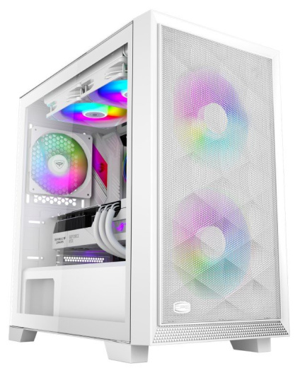 Корпус PCCooler C3D310 WH ARGB mATX/ITX USB3.0, 2xUSB2.0 White