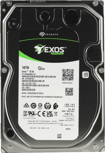 Корпоративный жесткий диск 10Tb Seagate EXOS 7E10 SATA3 3.5" 256Mb 7200rpm ST10000NM017B
