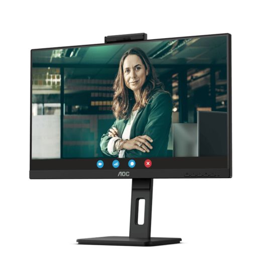 Монитор 23,8" AOC 24P3QW IPS 1920x1080 75Hz 4ms 300cd/m 1000:1 2xHDMI DP 4xUSB 3.2 2x5W WEB Камера
