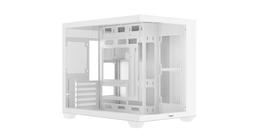 Корпус Ocypus Gamma C54 WH mATX/mini-ITX 2xUSB3.0 1xType-C 1xAudio Белый Gamma-C54-WHD000XX-GL